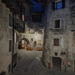 Piazzetta von Canale bei Nacht