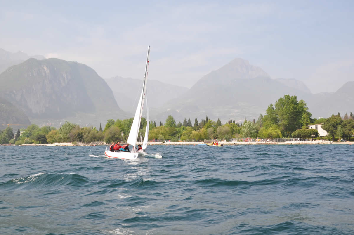 Segelboot auf dem Gardasee